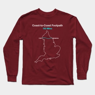 England's Coast-to-Coast Footpath Long Sleeve T-Shirt